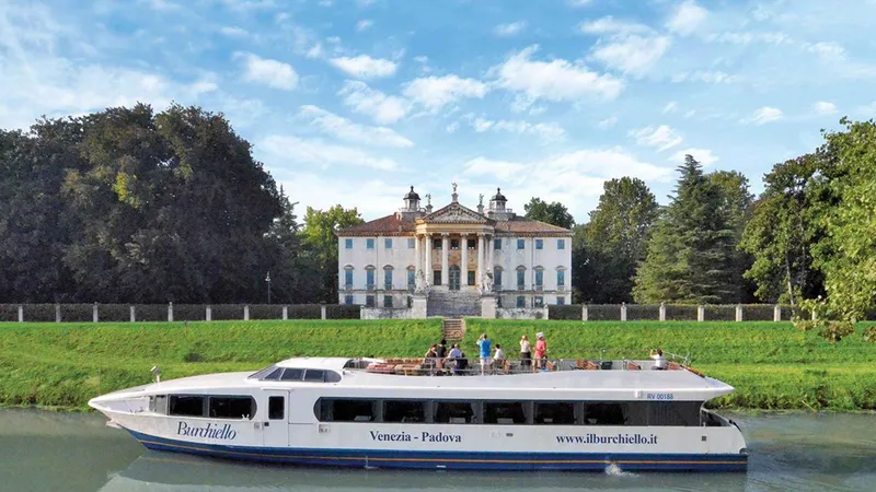 Full-day boat cruise from Padua to Venice along the Brenta Riviera, Italy
